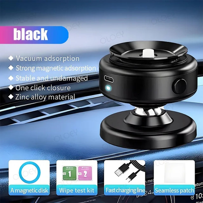 360°Rotatable Vacum Car Holder for Iphone Samsung Xiaomi Magnetic Car Mount Vacuum Phone Holder