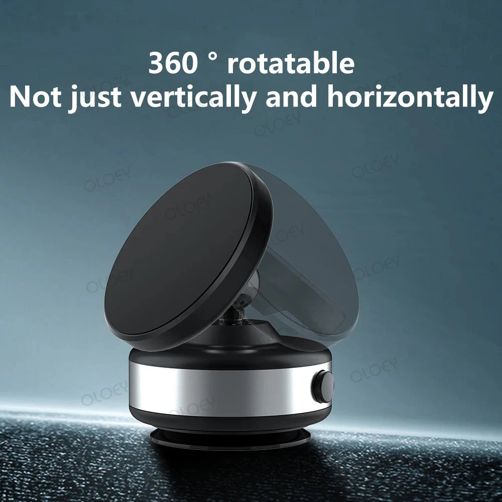 360°Rotatable Vacum Car Holder for Iphone Samsung Xiaomi Magnetic Car Mount Vacuum Phone Holder