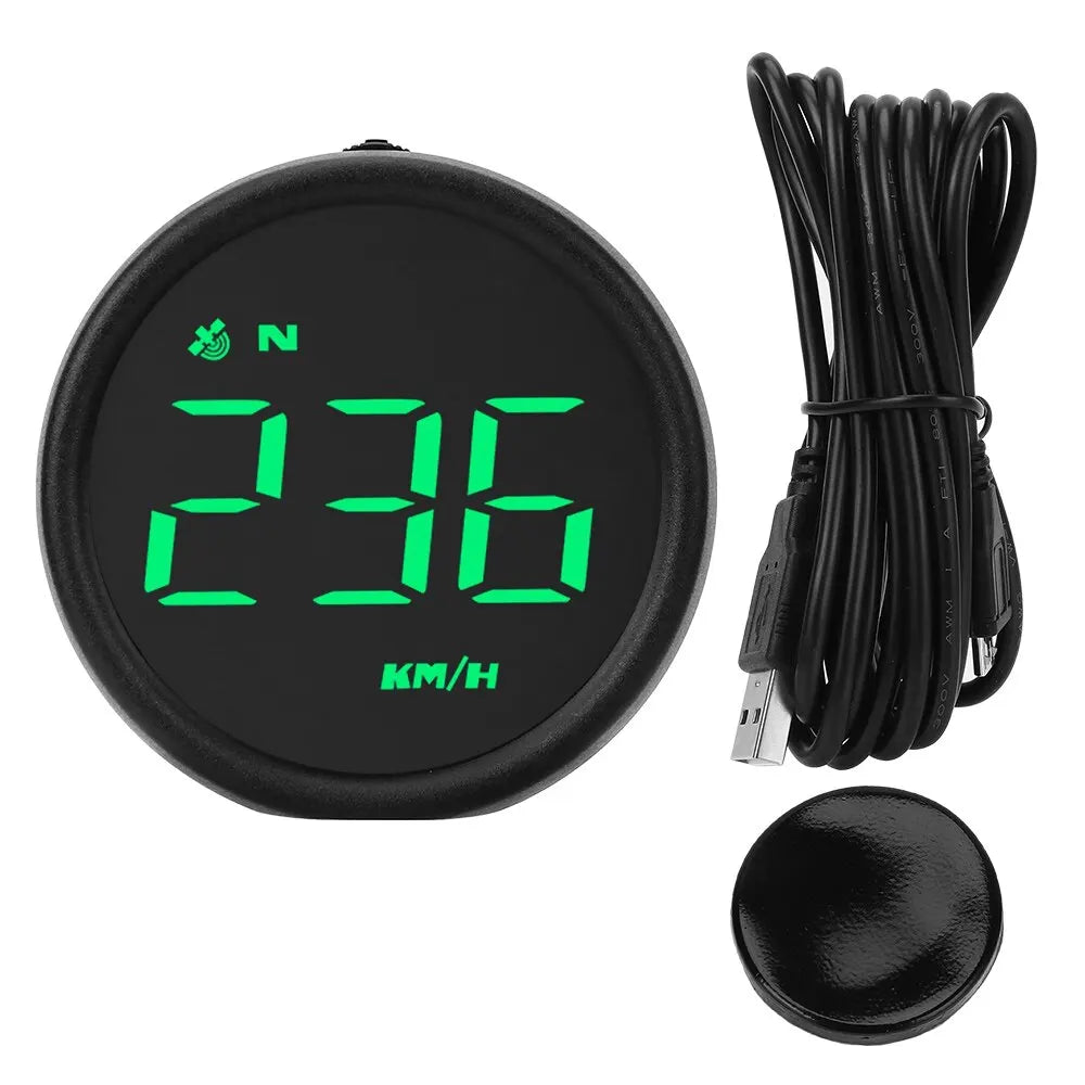 KM/H Smart Gadgets GPS Overspeed Alarm Speedometer Outdoor Off-Road Guide Car Head up Display HUD Digital Gauges MPH